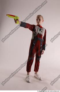 DENISA PILOT STANDING POSE WITH GUN 2
